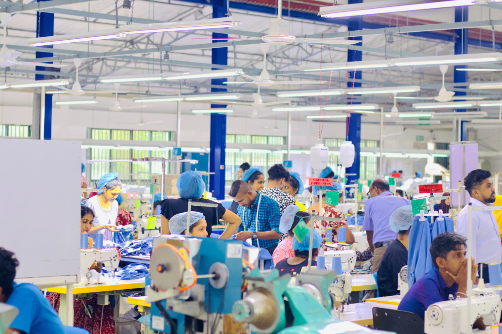 garment factory production floor Sri Lanka